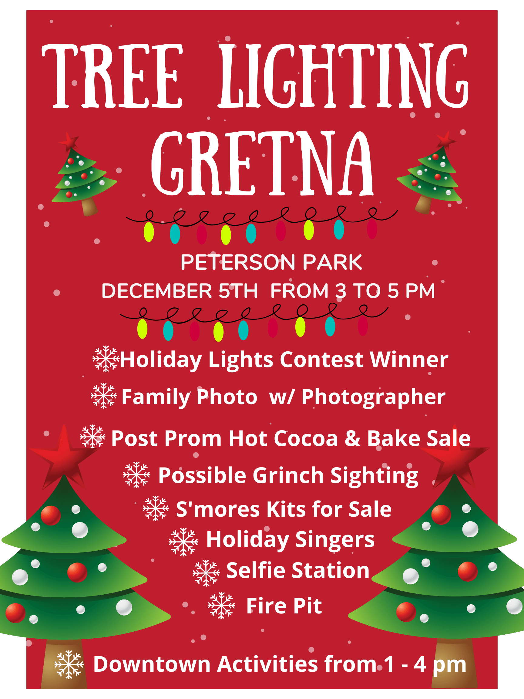 Gretna Tree Lighting