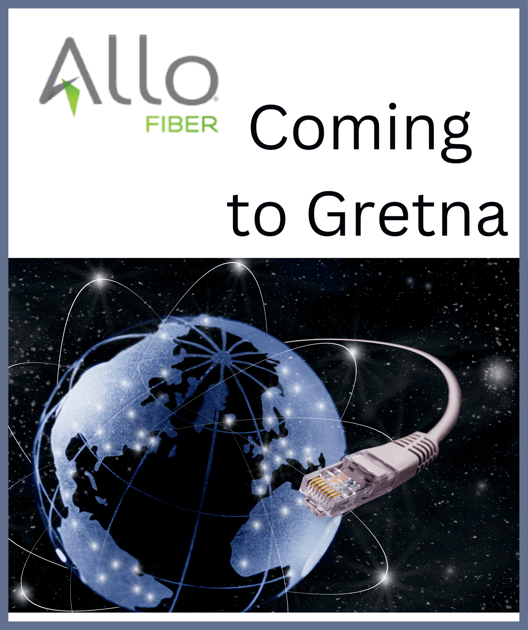 Allo is coming to Gretna